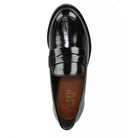 Franco Sarto Women's Alora Round Toe Black Penny Loafers Shoes Size 8 NIB - Picture 3 of 10